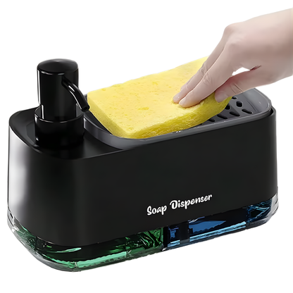 2-in-1 Soap Dispenser with Sponge Holder